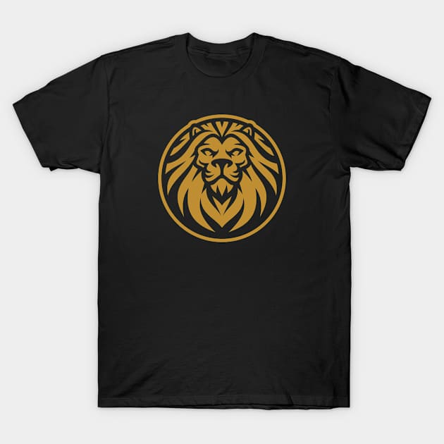 Lion Retro Artwork T-Shirt by Abeer Ahmad